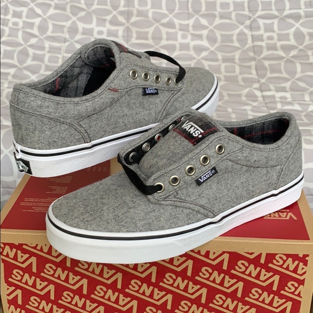 VANS ATWOOD PLAID GREY/RED WMNS - Picture 2 of 16
